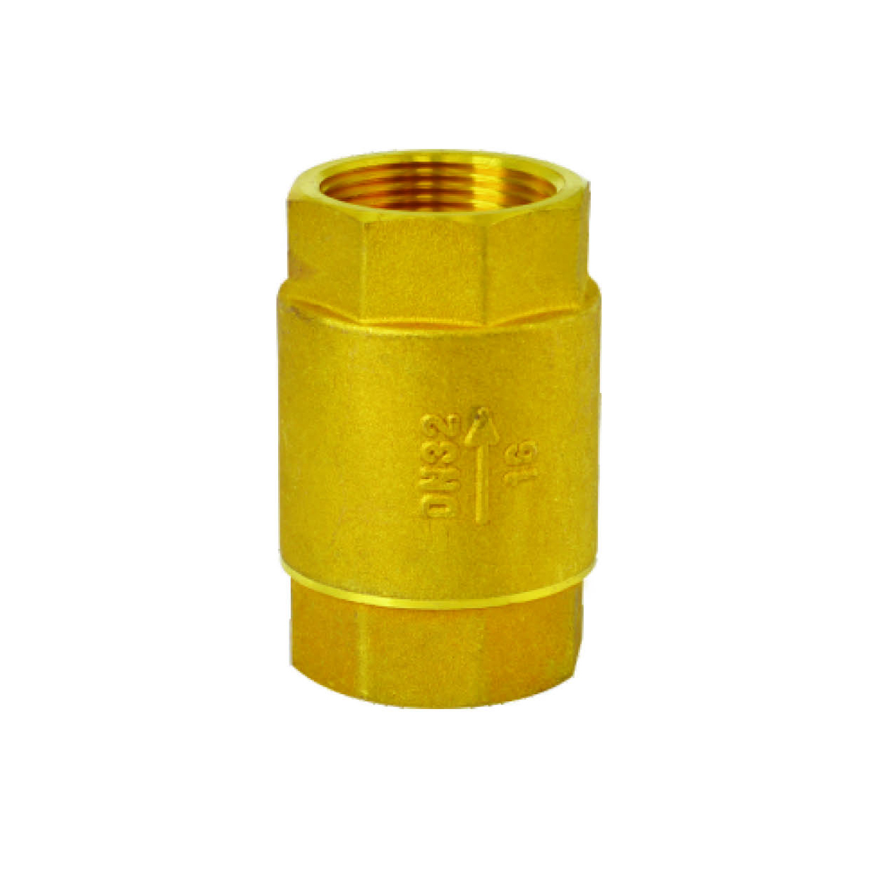 H12X-10T黄铜立式止回阀(热锻)