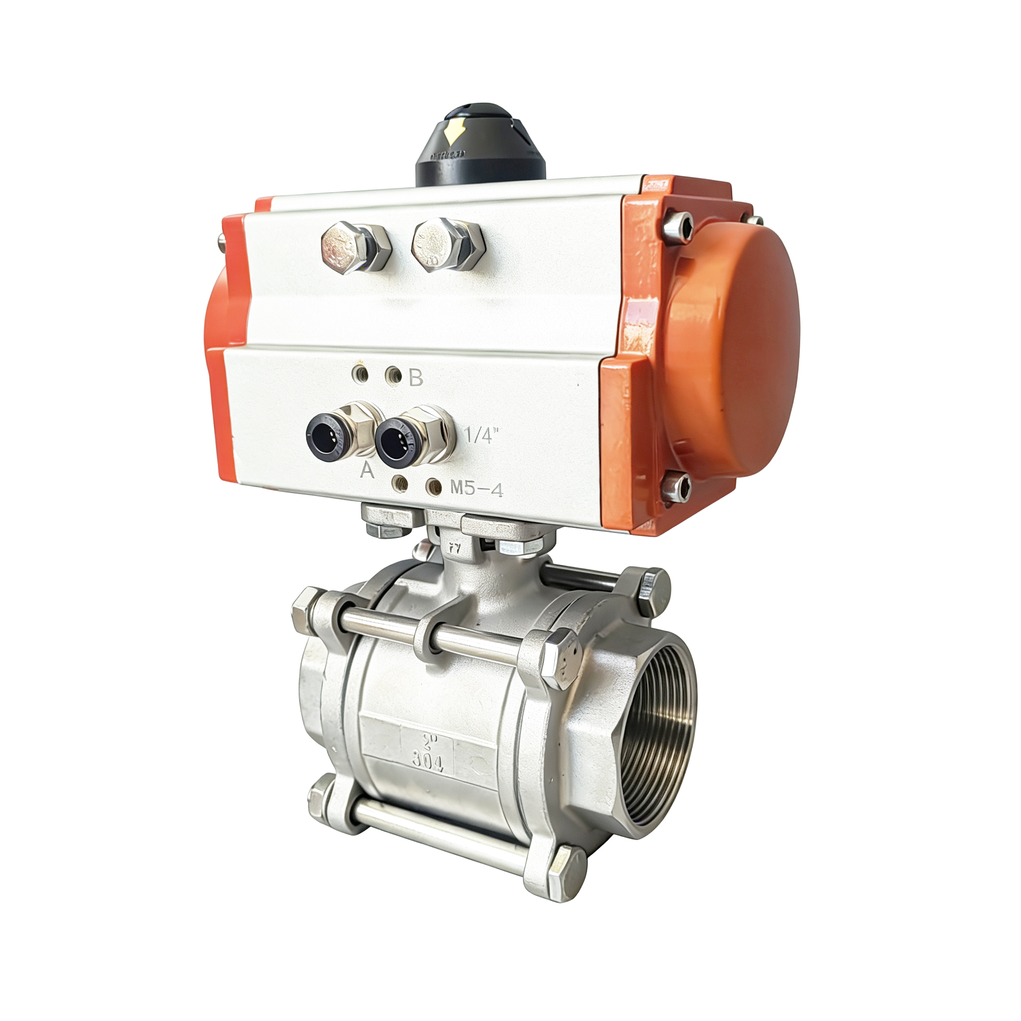 Q611F气动三片式球阀