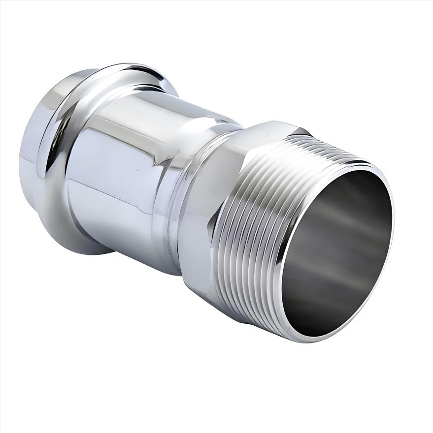 卡压外螺纹直通