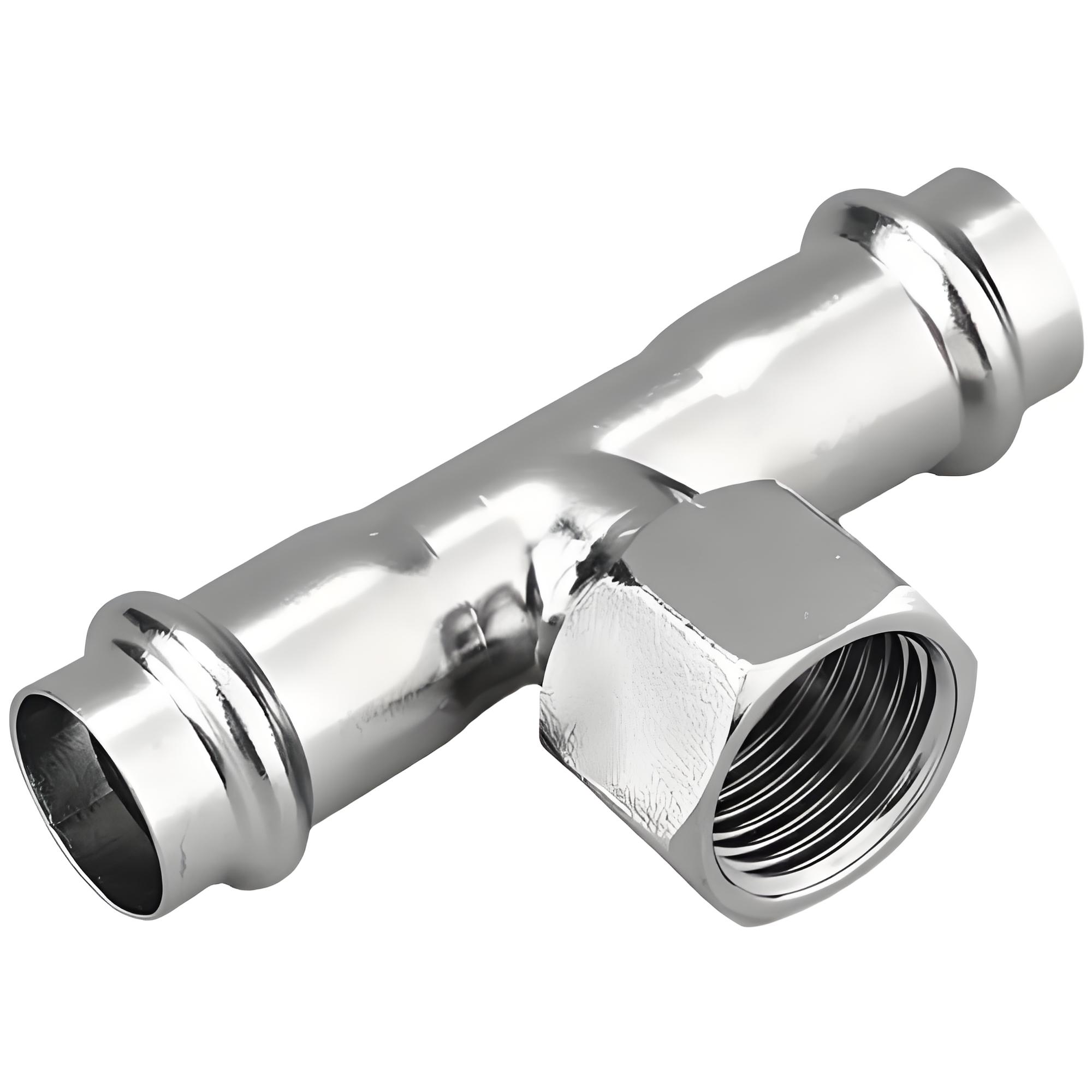 卡压内螺纹三通